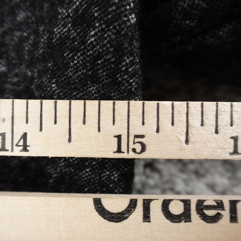 J Crew Jacket Womens 2 Gray Wool Blend Double Breasted Peacoat Blazer Sport Coat - Picture 6 of 10
